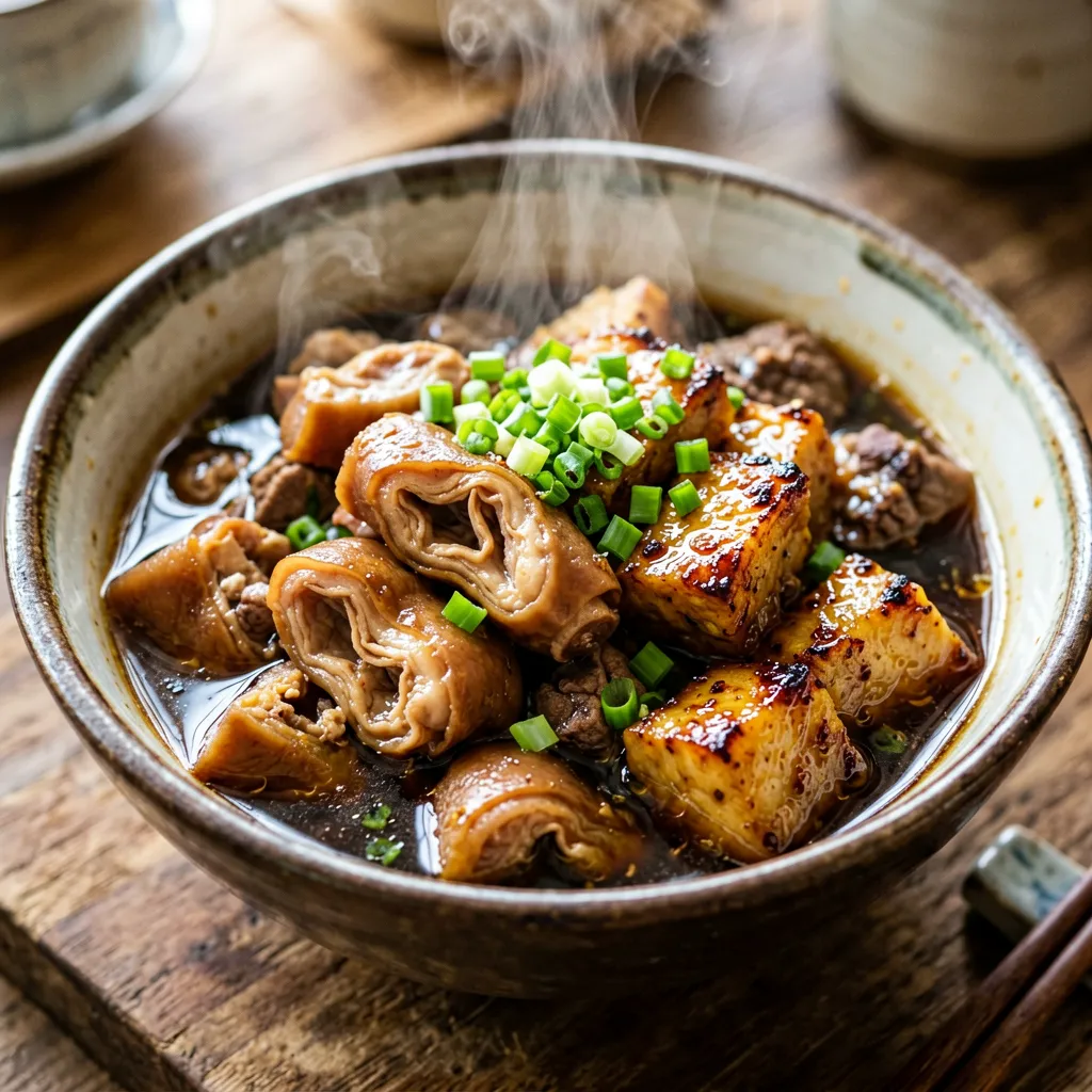 Luzhu (Simmered Offal with Bread)
