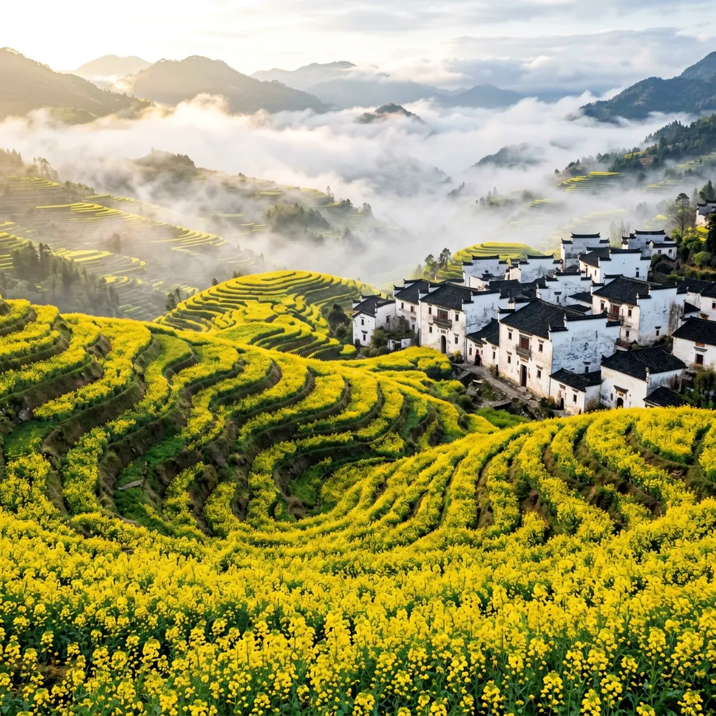 Terraced Flower Fields