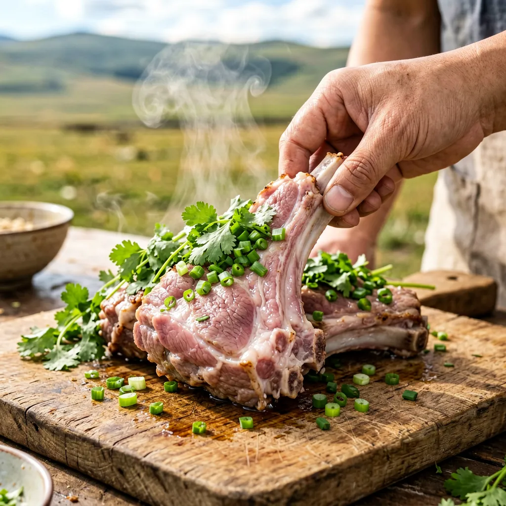 Hand-grabbed Mutton