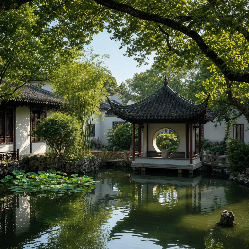 Secluded Retreat of Firmiana and Bamboo