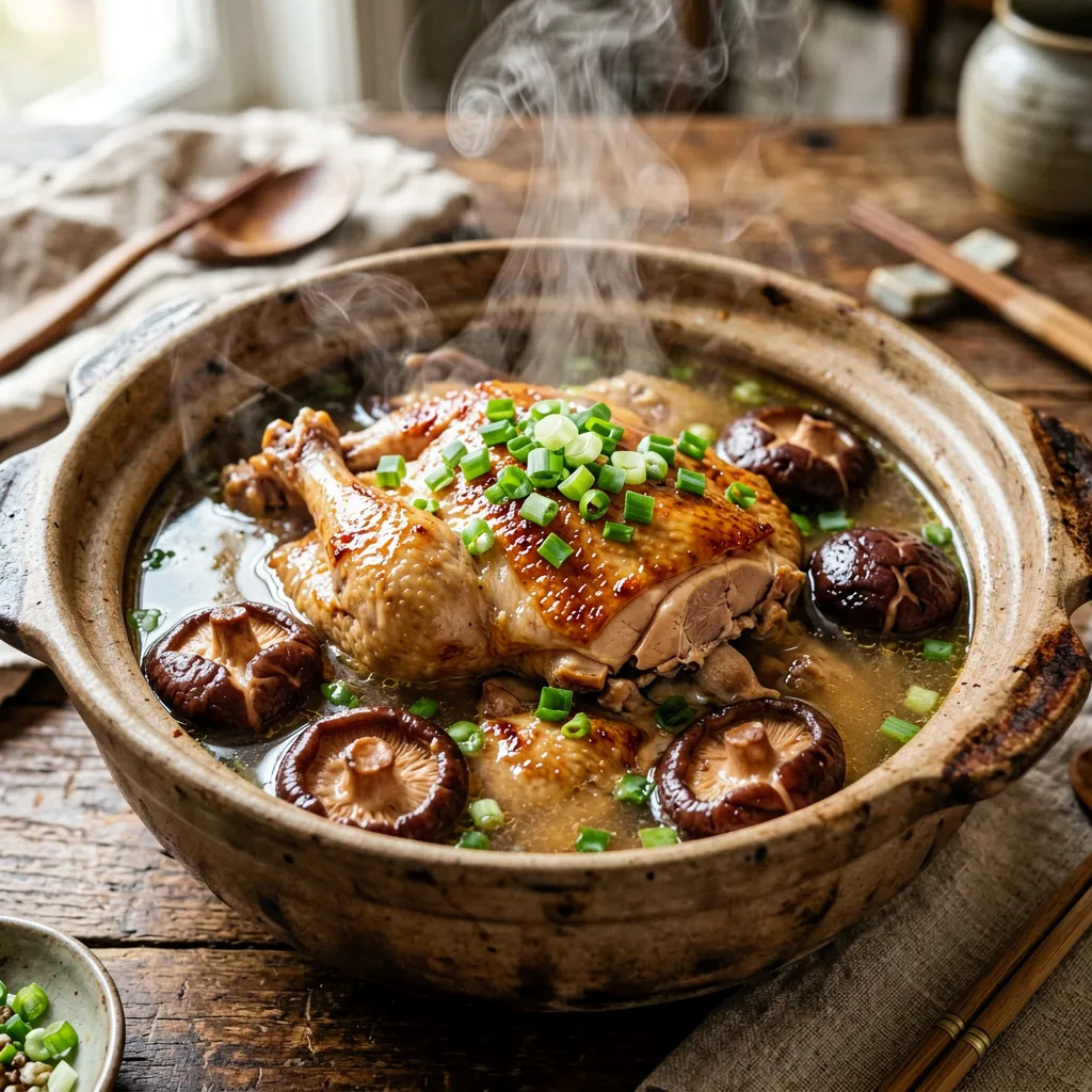 Red Mushroom Stewed Chicken