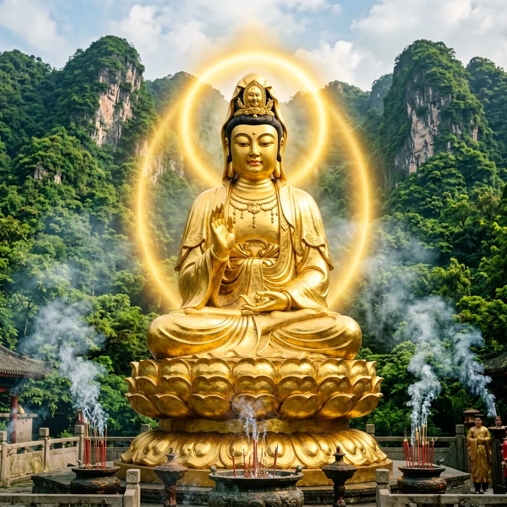 Gold and Jade Guanyin