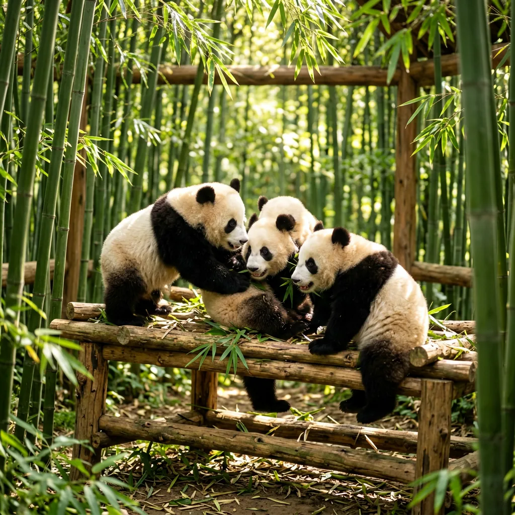 Juvenile Giant Panda Villa
