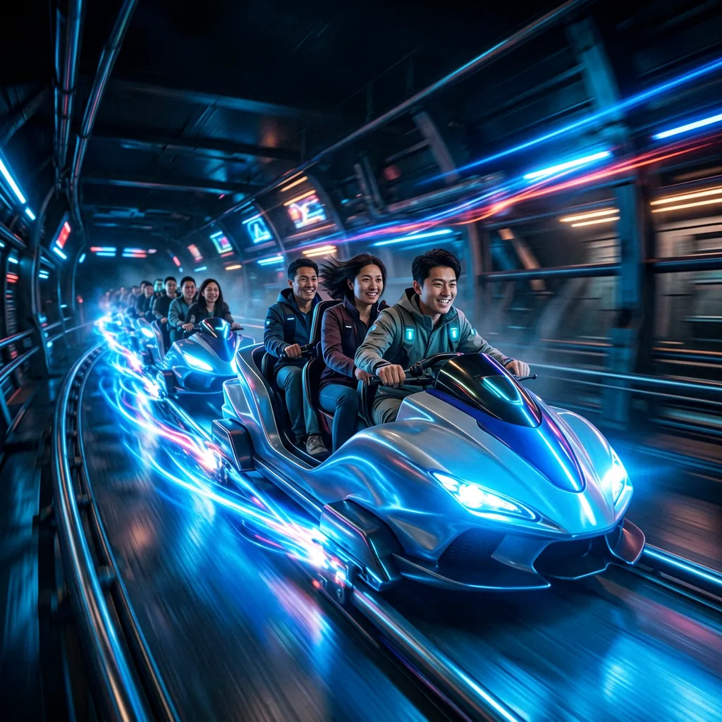 Tron Lightcycle Power Run