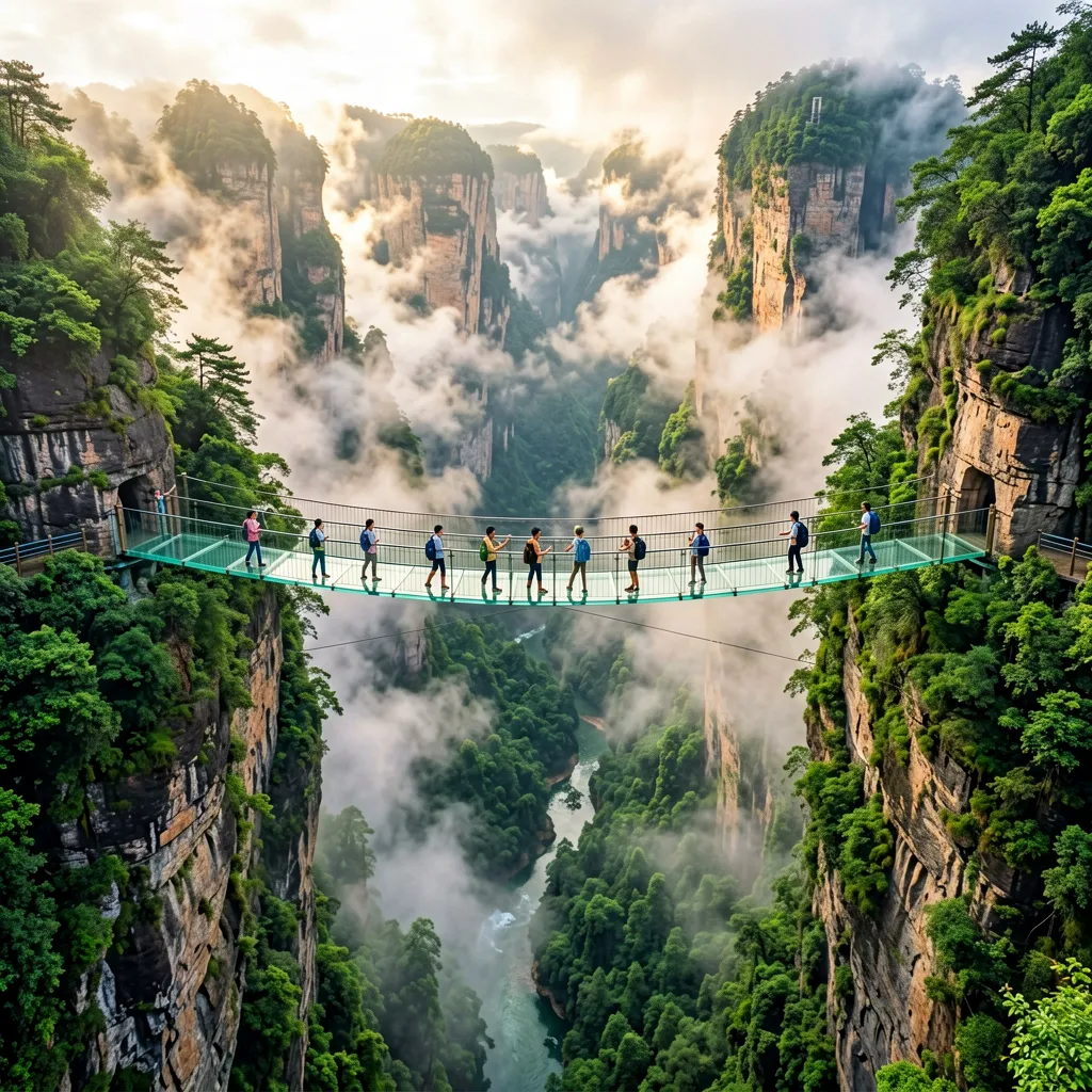 Zhangjiajie Grand Canyon Glass Bridge
