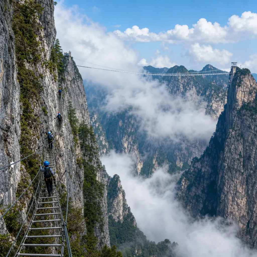Sky Ladder Plank Road